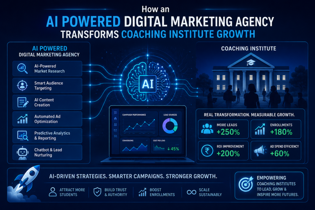 AI Powered Digital Marketing Agency for Coaching Institutes